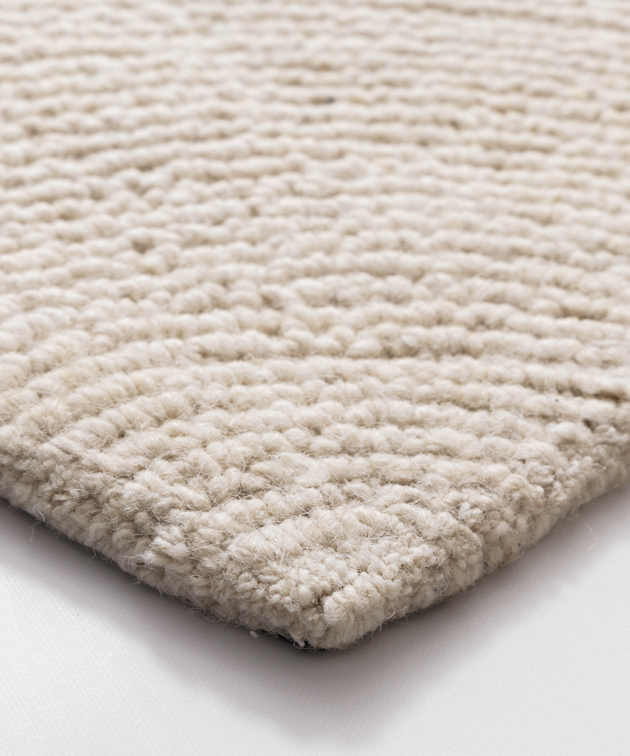 Tapis en laine - Tvist ivoire - close up Tapis en laine - Tvist ivoire - close up