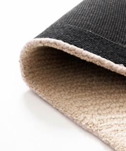 Tapis en laine - Tvist beige clair - close up, thumbnail Tapis en laine - Tvist beige clair - close up, thumbnail