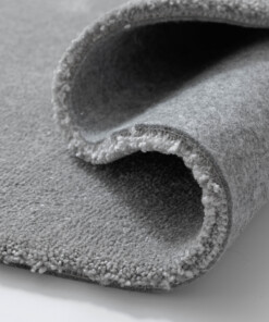 Tapis rond lavable - Clean Prestige gris - close up, thumbnail